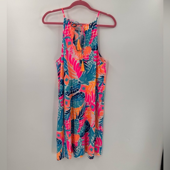 Lilly Pulitzer Pineapple Margot Swing Dress Large - Picture 5 of 5